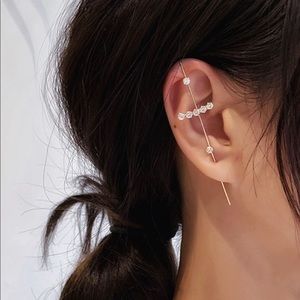 Elegant Needle-style Earring
